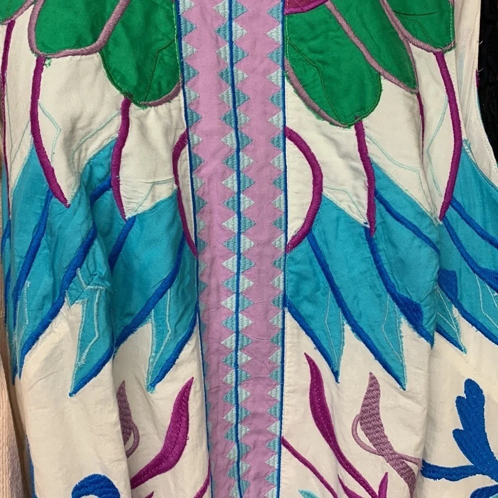 Anthropologie Maeve deco midi dress size large new condition - Picture 5 of 6